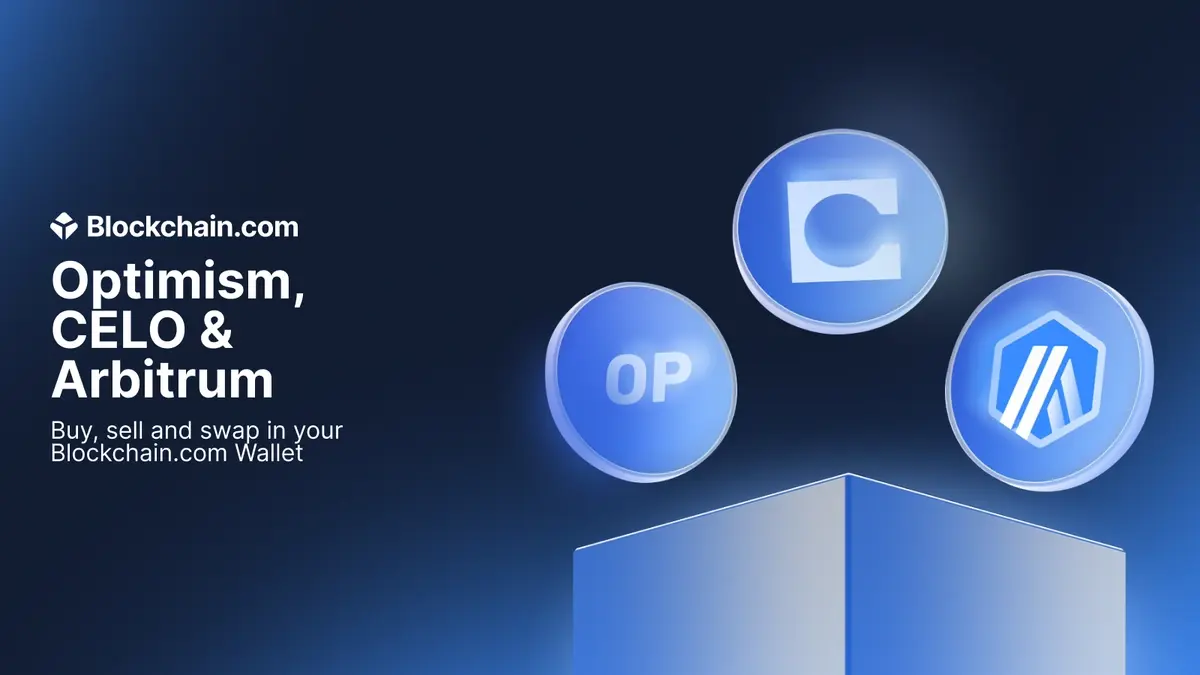 Optimism, CELO, and Arbitrum: Now on Blockchain.com